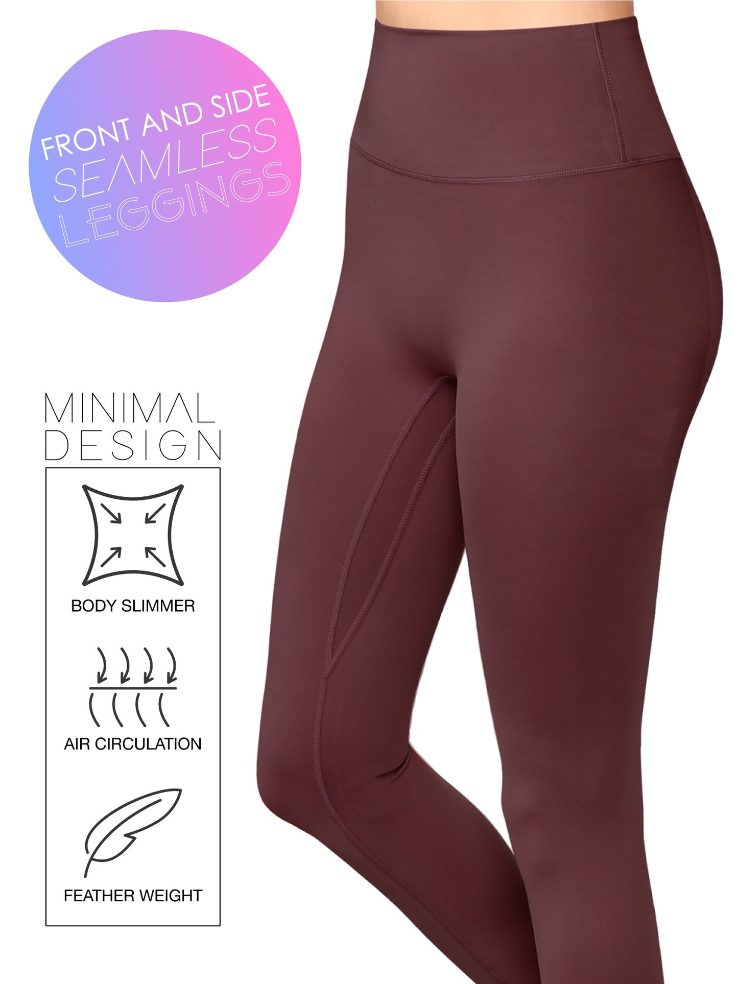 No Front Seam High Waist Leggings Yoga Pants