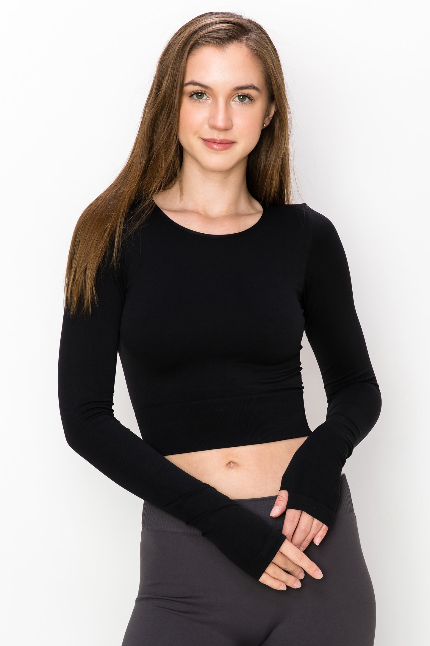 CROP TOP LONG SLEEVE