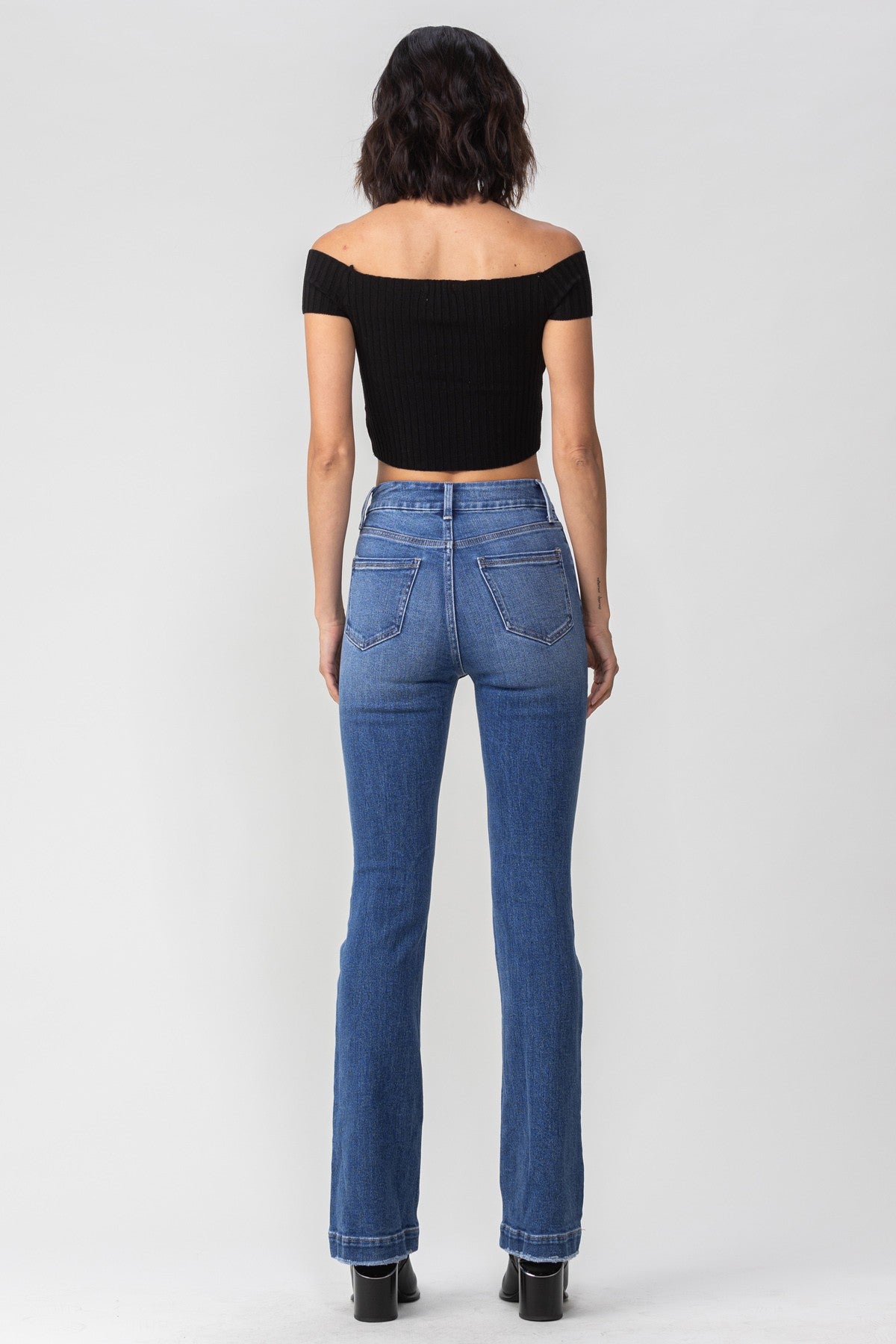 High Rise Bootcut New Jeans